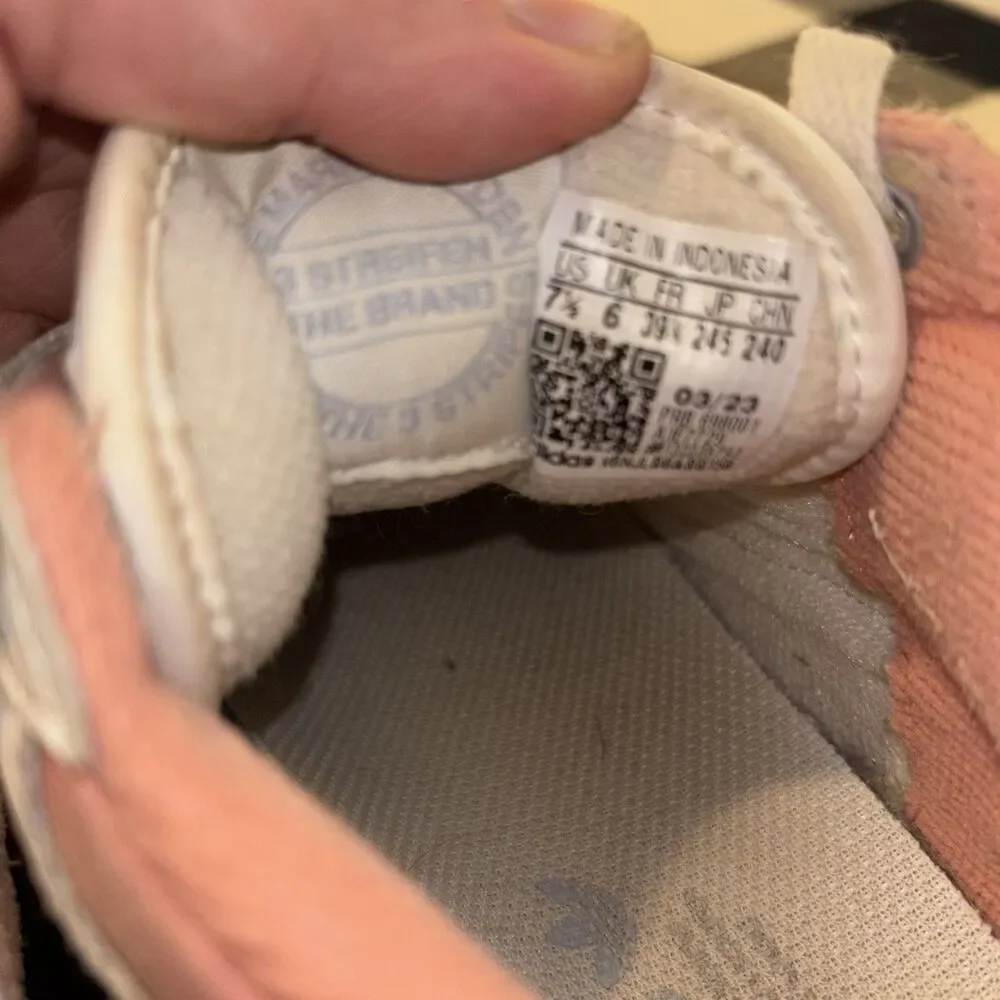 Adidas Women's Forum‎ Bold 'Off White Wonder Clay' Sneakers Sz 7.5